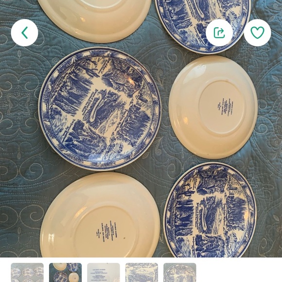 Collectable Vernon Kilns plates - Picture 2 of 5